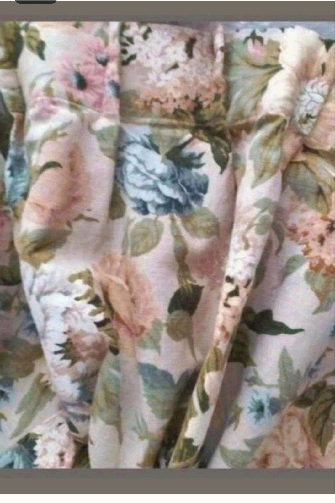 Mooi nieuw Moygashel rozen vintage bloemen gordijn hoogte: 2, Ophalen of Verzenden, Overige merken