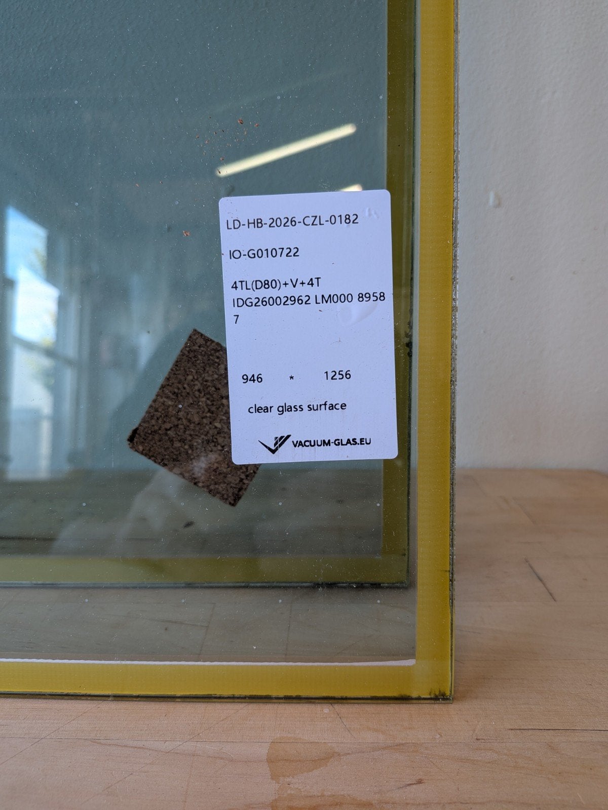 Vacuüm glas 2 stuks, Ophalen, Nieuw, Glasplaat