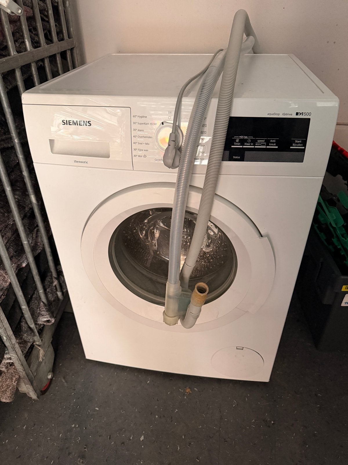 Siemens iQ500 Wasmachine - Voorlader, Witgoed en Apparatuur, Wasmachines, Ophalen, Gebruikt, 85 tot 90 cm, 1200 tot 1600 toeren