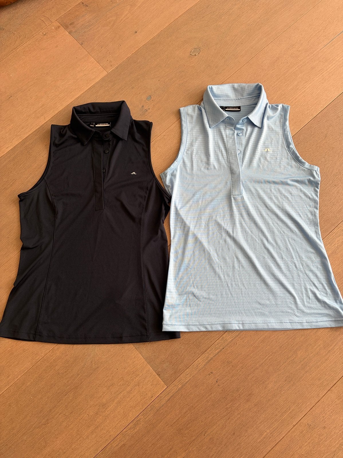 ZGAN JL Lindeberg golfpolo’s donkerblauw & lichtblauw Maat M, Ophalen of Verzenden, Zo goed als nieuw, Kleding