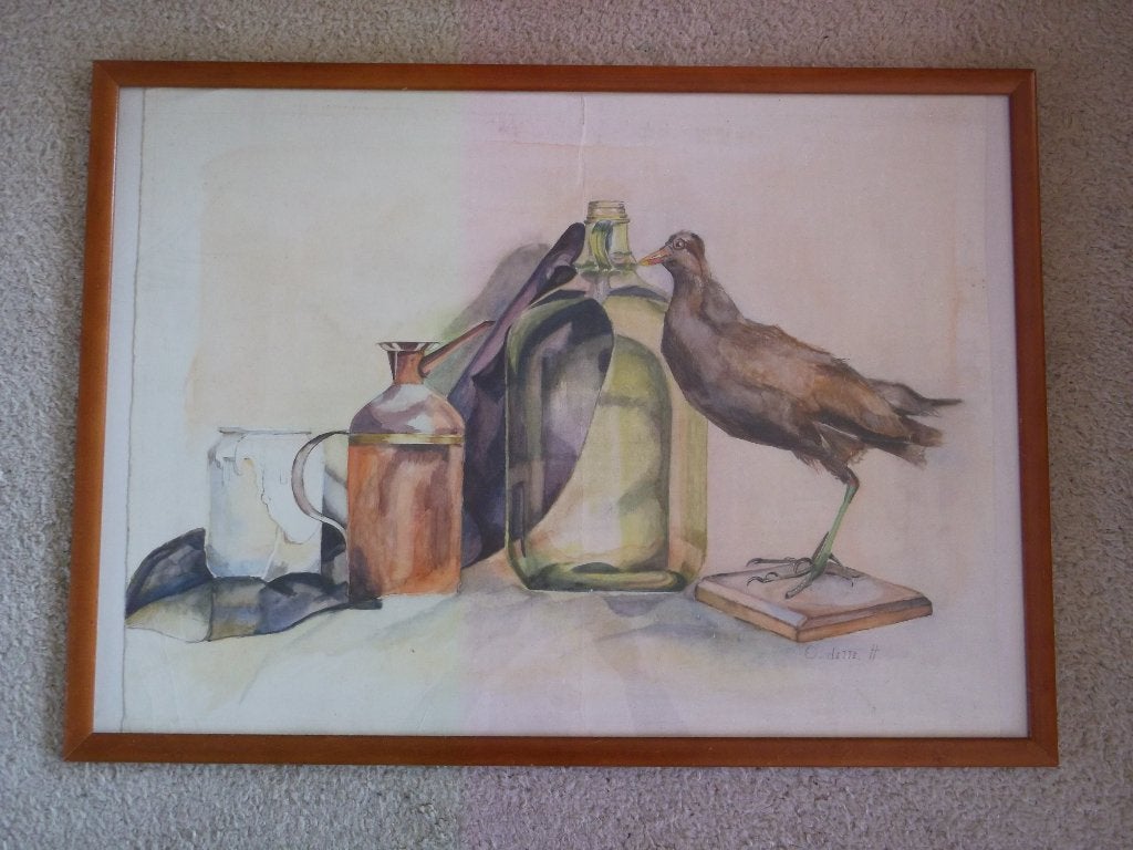 Aquarel stilleven, Ophalen of Verzenden