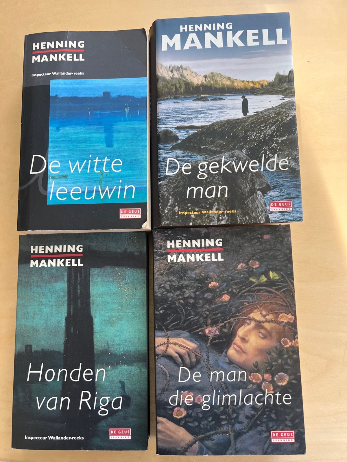 Henning Mankell - Inspecteur Wallander-reeks (4 boeken), Ophalen of Verzenden, Gelezen