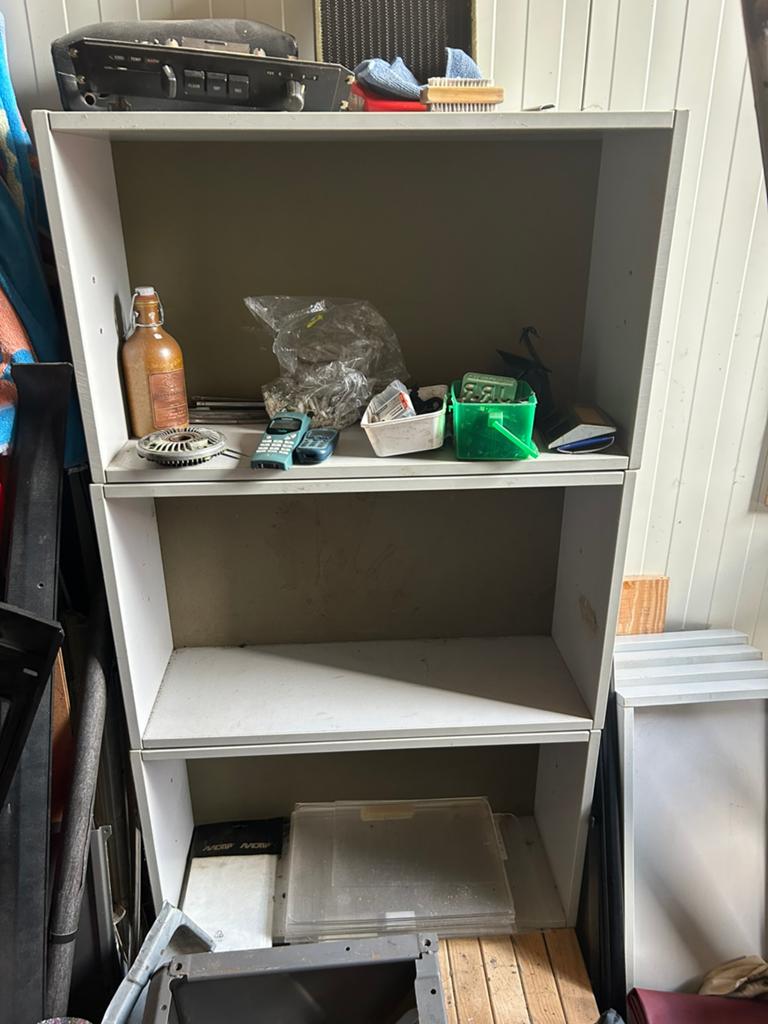 Stapelbare bakken van hout., Huis en Inrichting, Kasten | Roldeurkasten en Archiefkasten, Ophalen, Minder dan 50 cm, Gebruikt