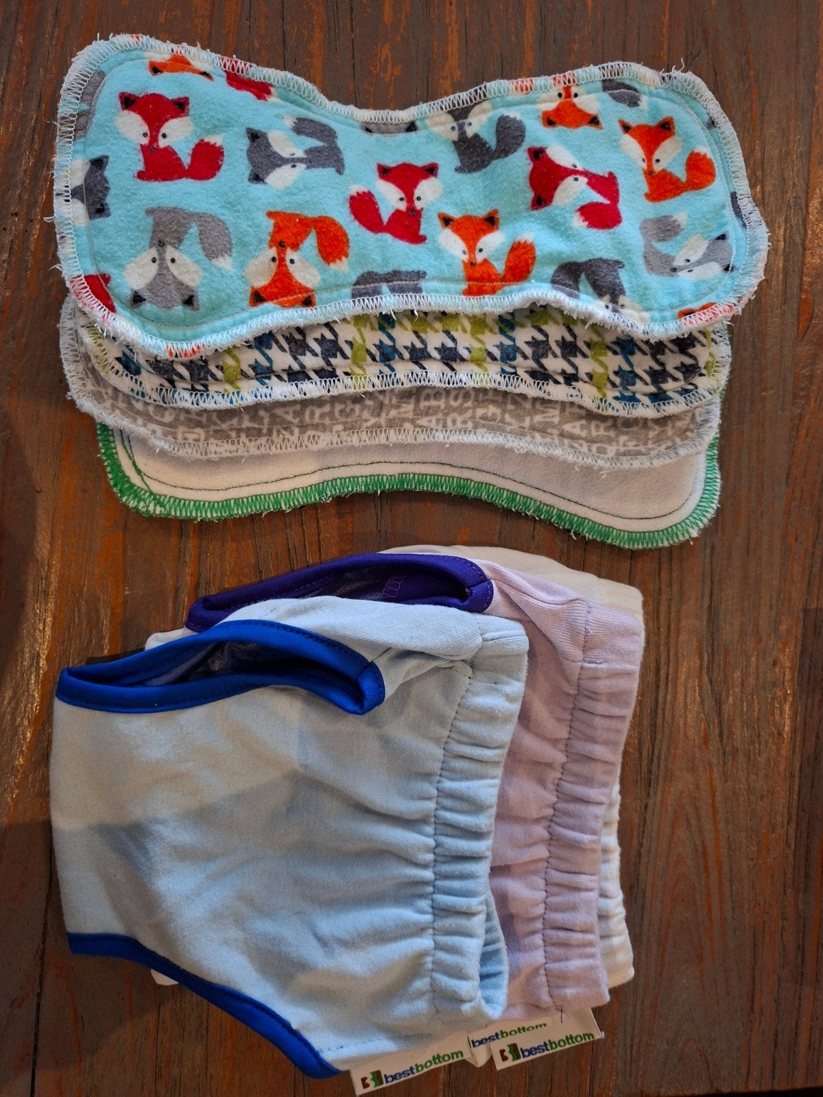 Best Bottom wasbare oefenbroekjes en inleggers - diverse pri, Kinderen en Baby's, Ophalen of Verzenden, Gebruikt, Best Bottom