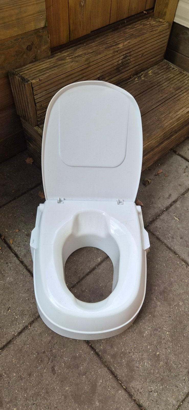 Hoge toilet bril, Ophalen of Verzenden, Zo goed als nieuw