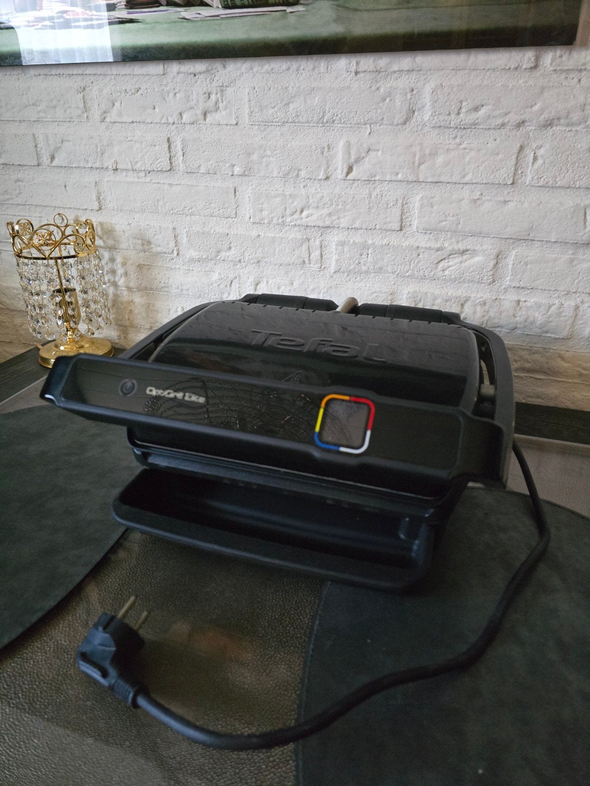 Philips optigrill Elite  - digitale grillassistent - zgan, Ophalen of Verzenden, Uitneembare platen, Zo goed als nieuw