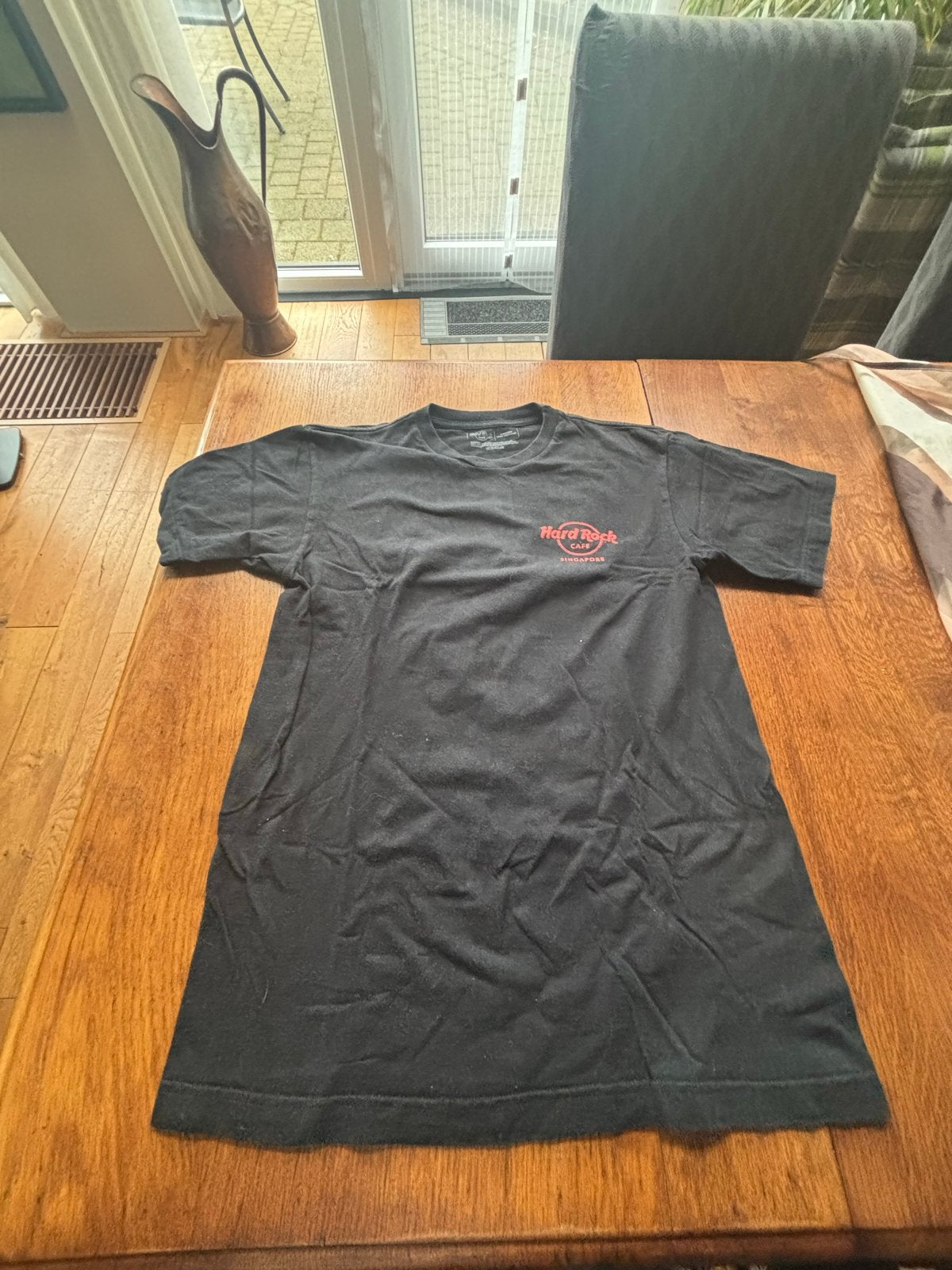 Hard Rock Cafe Singapore T-shirt Zwart Maat M, Ophalen of Verzenden, Gedragen, Maat 48/50 (M), Zwart