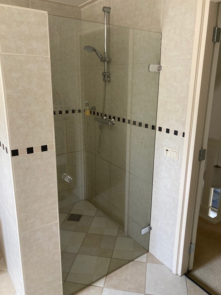 glazen douchedeur (zo goed als nieuw), Ophalen, Zo goed als nieuw, Glas, Douche