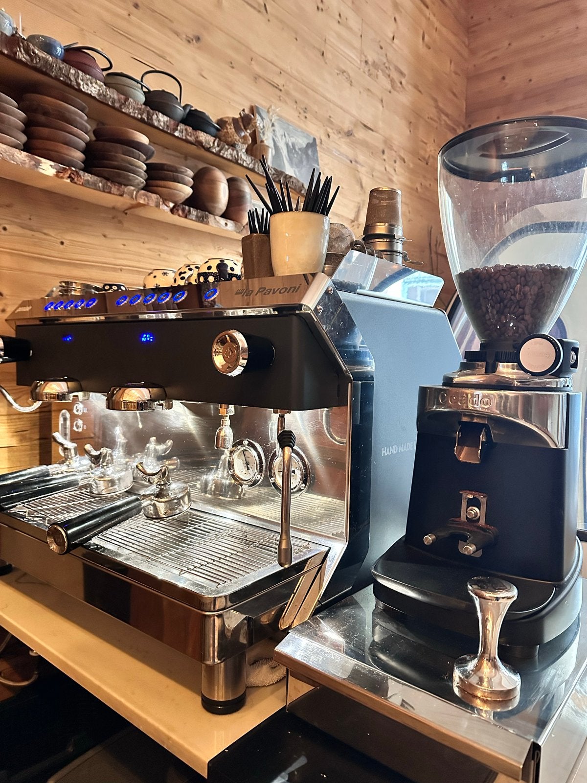 La Pavoni Geniale Espressomachine - Professioneel, Gebruikt, Espresso apparaat, 10 kopjes of meer, Gemalen koffie