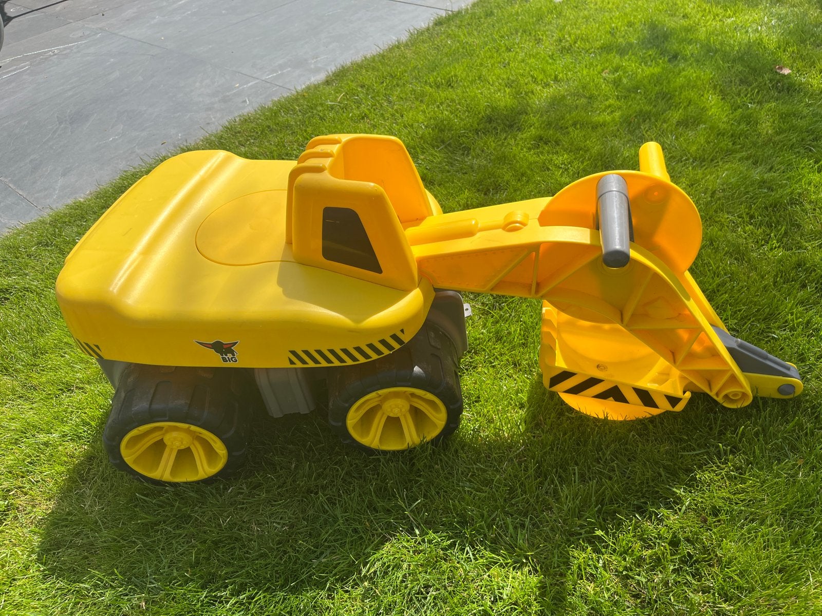 BIG Power Worker Maxi Digger - Gele Graafmachine, Ophalen, Gebruikt, Loopvoertuig