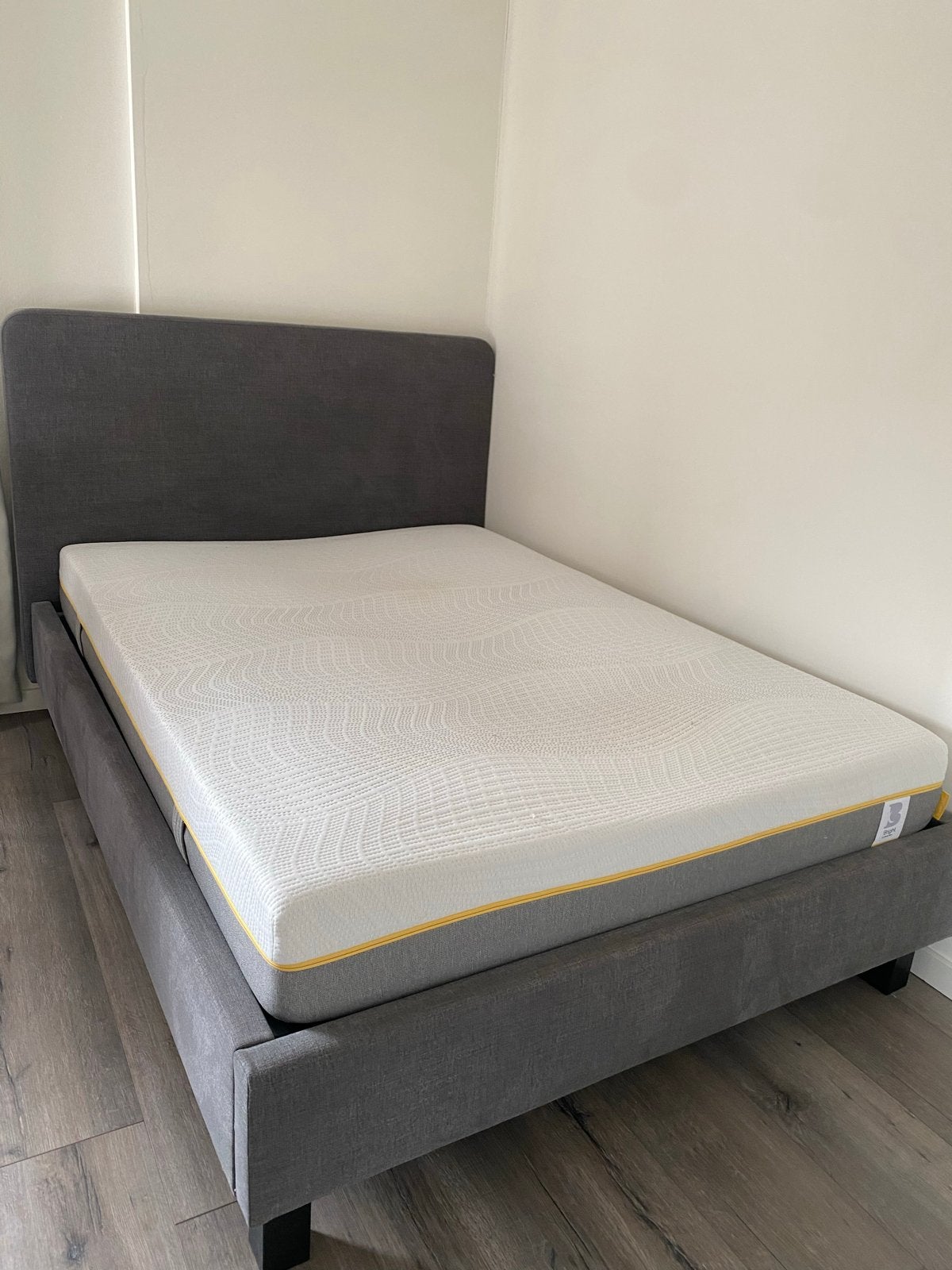 Tweepersoonsbed met matras en lattenbodem - Zo goed als nieu, Tweepersoons, Zo goed als nieuw, 200 cm, 140 cm
