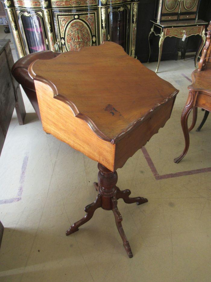 Oer 09785 ANTIEKE mahonie Biedermeier lessenaar, katheder, Ophalen