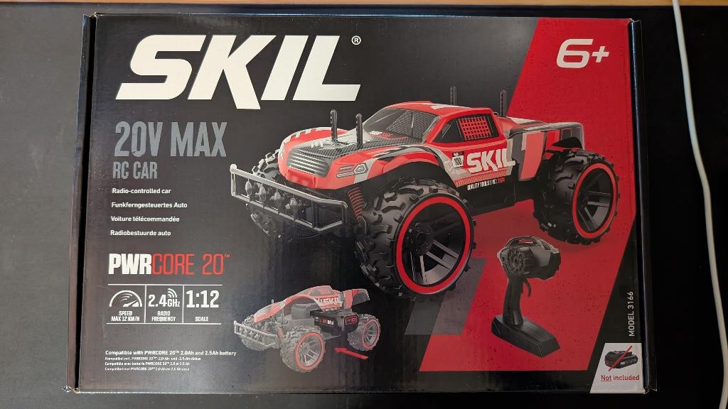 SKIL 20V Accu Max Bestuurbare Auto, Elektro, Auto offroad, Nieuw, Ophalen of Verzenden