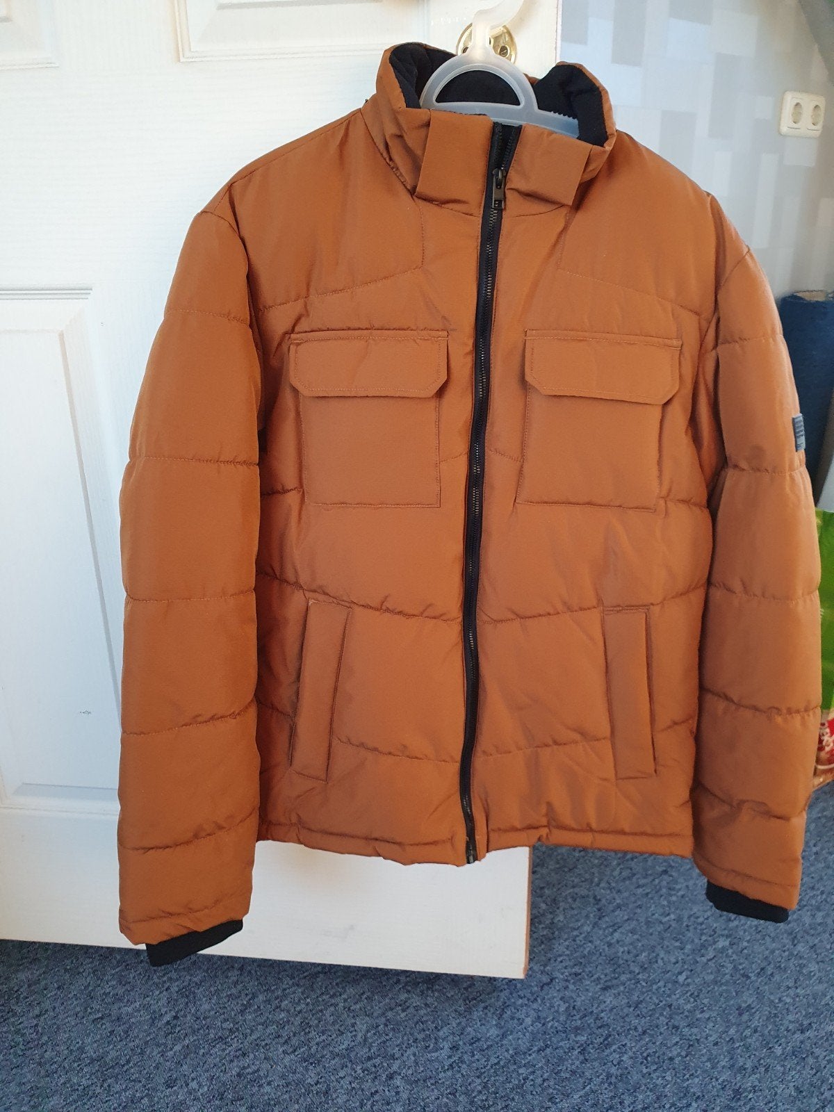 Jack en jones winterjas, Ophalen, Zo goed als nieuw, Geel