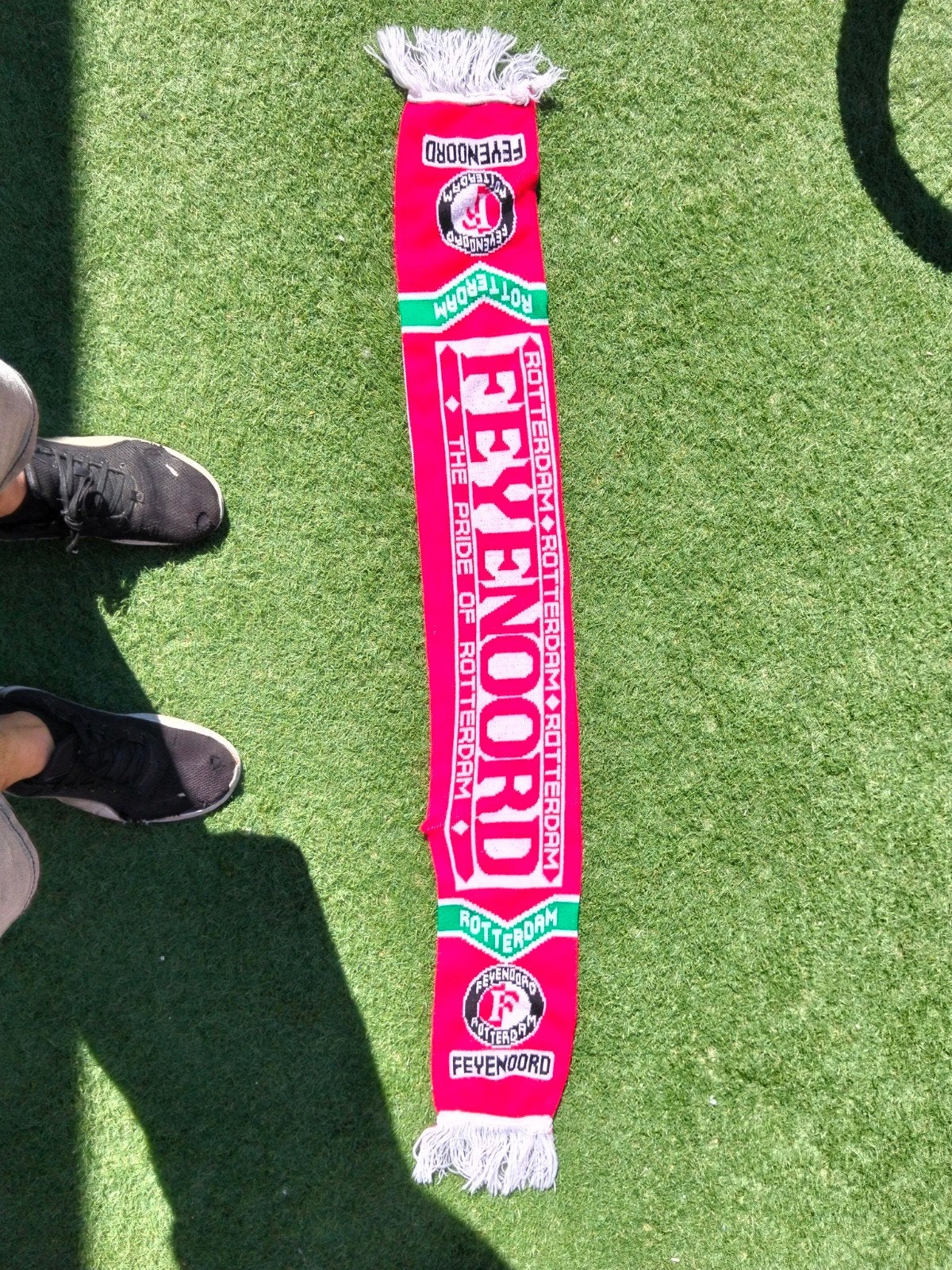 Feyenoord sjaal - Rotterdam - The Pride of Rotterdam, Ophalen of Verzenden, Gebruikt, Clubaccessoires
