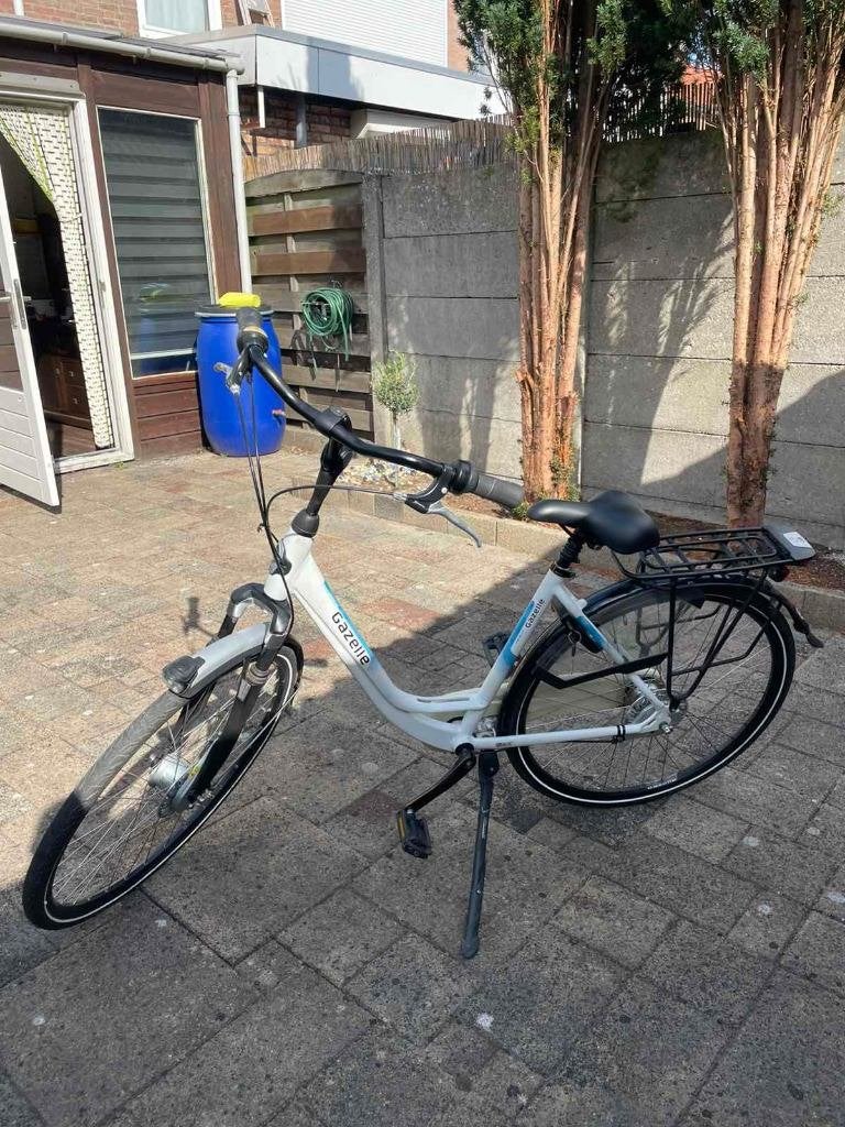 Gazelle damesfiets, Fietsen en Brommers, Fietsen | Dames | Damesfietsen, Ophalen, Gebruikt, Velgrem, 50 tot 53 cm