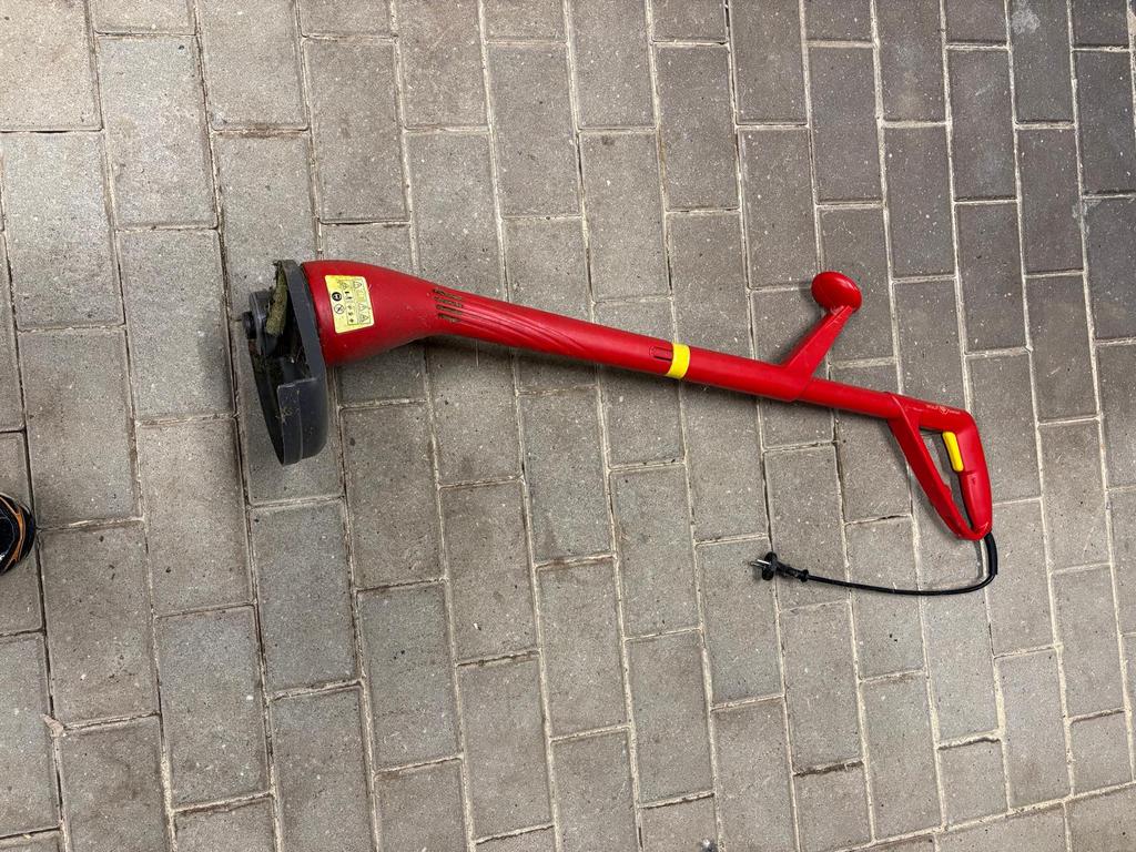Grastrimmer Wolfgarten op stroom, Tuin en Terras, Grastrimmers, Ophalen, Zo goed als nieuw, Elektrisch