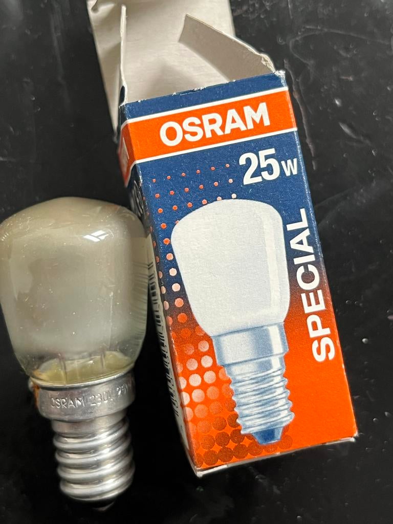 Vintage Osram Special Gloeilampen 15W & 25W E14, Ophalen of Verzenden, Gebruikt