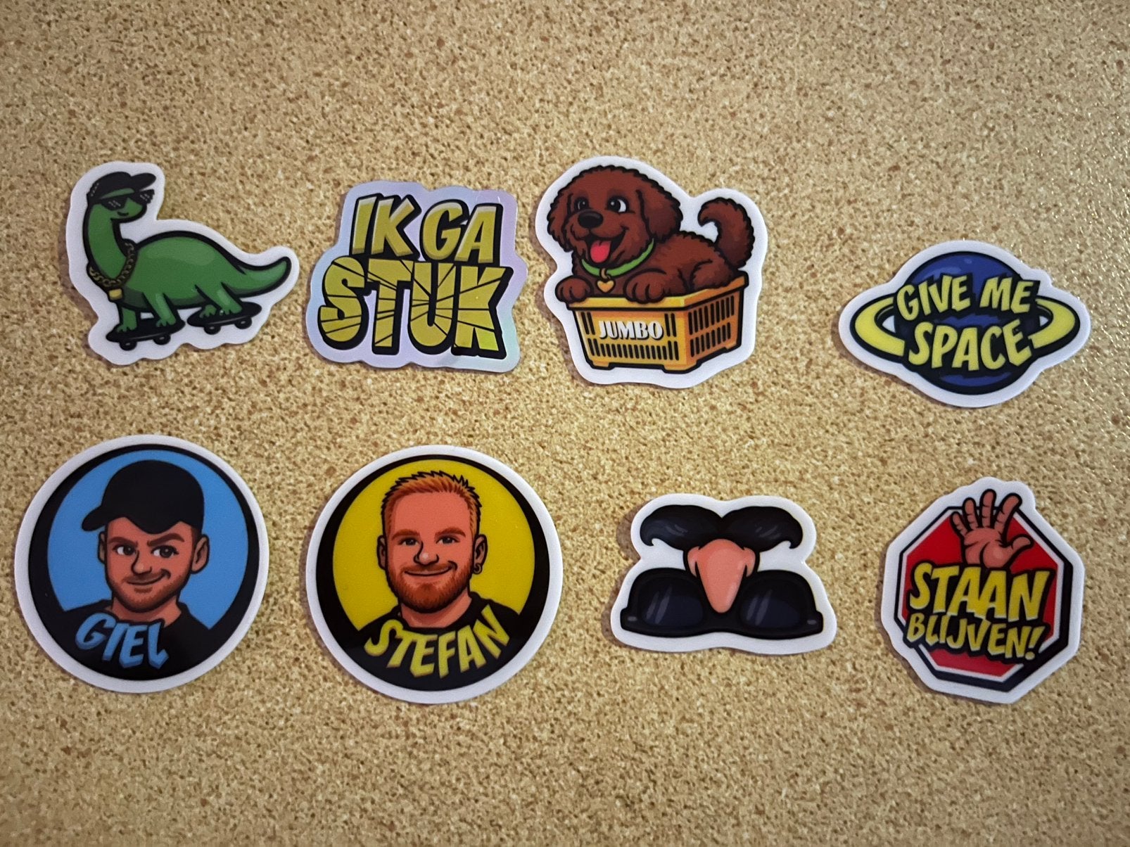 13 Stikkers van jumbo en een spaarboek, Hobby en Vrije tijd, Ophalen of Verzenden, Nieuw, Stickers en Plaatjes