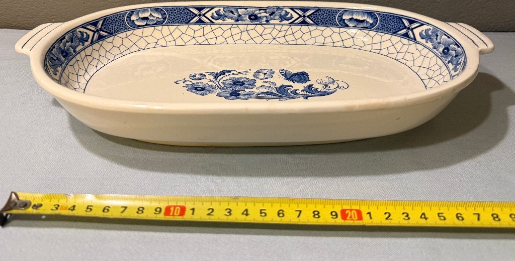 Antieke schaal Societe Ceramique Maestricht - ca. 33 cm, Ophalen