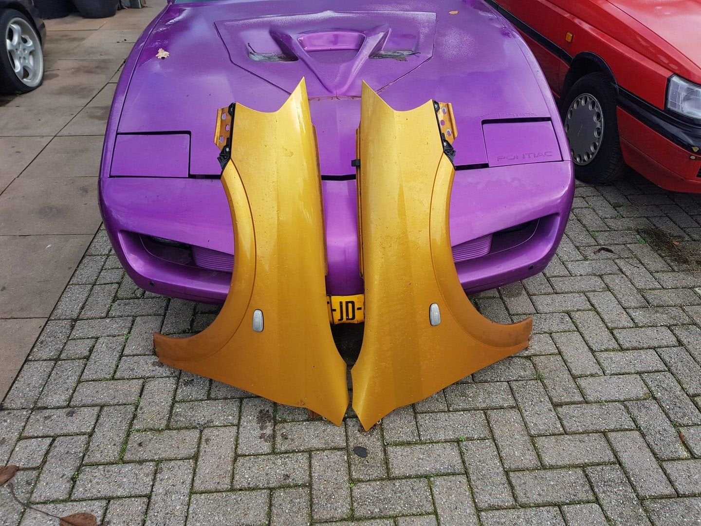 OPEL ASTRA G COUPE VOOR SPATBORDEN, Auto-onderdelen, Gebruikt, -, -, Ophalen of Verzenden
