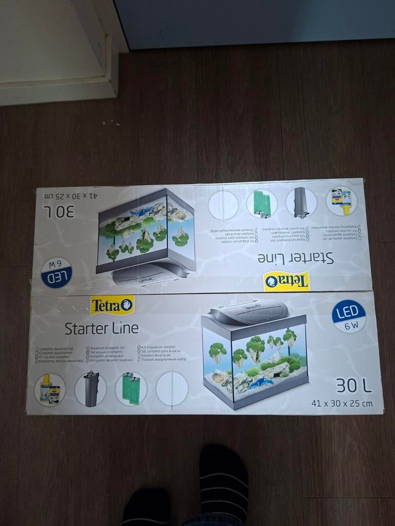 Splinternieuw aquarium te koop, Nieuw, Leeg aquarium, Tetra, Ophalen