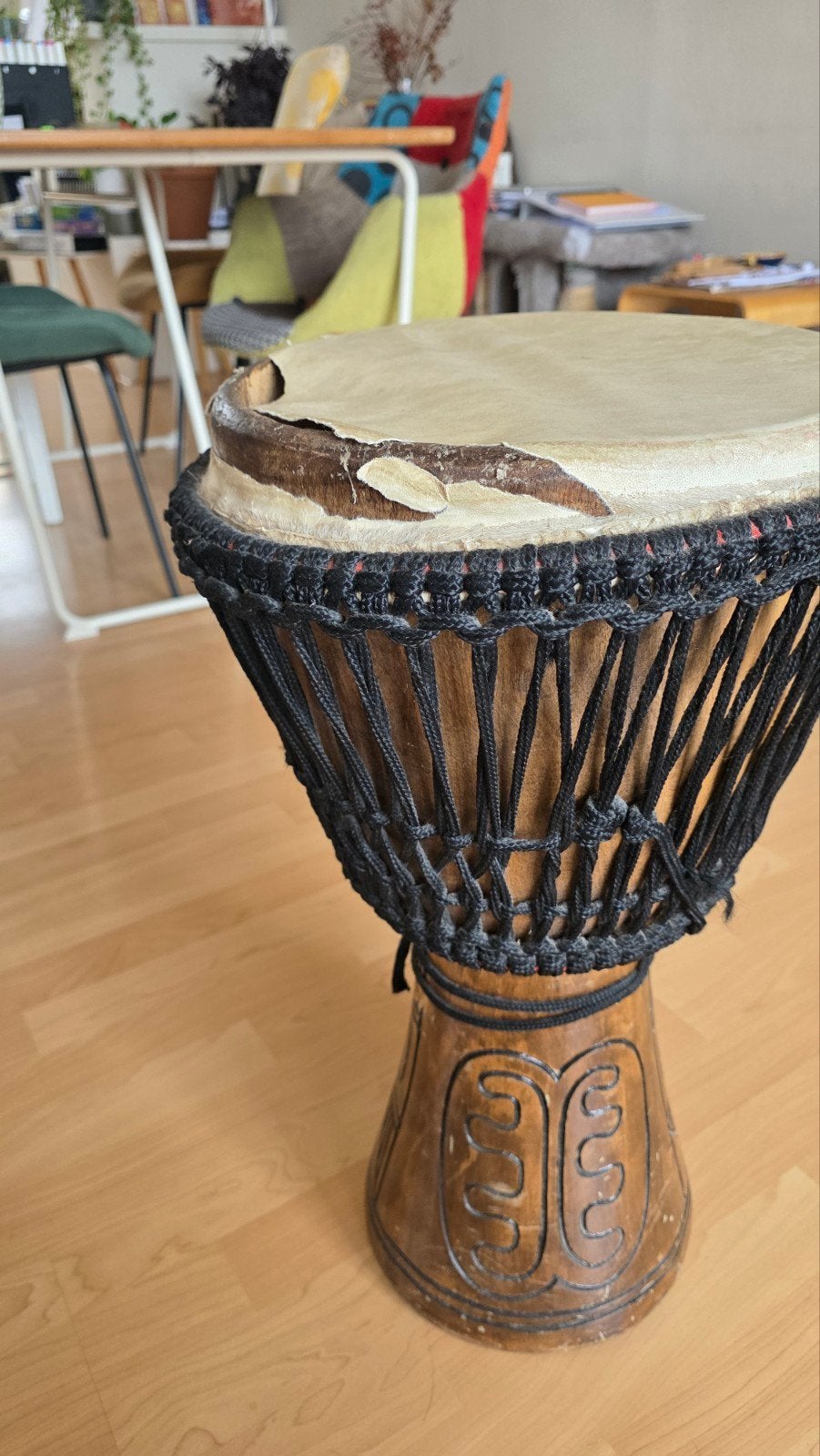Originele African Djembe - Opknapper, Ophalen, Trommel