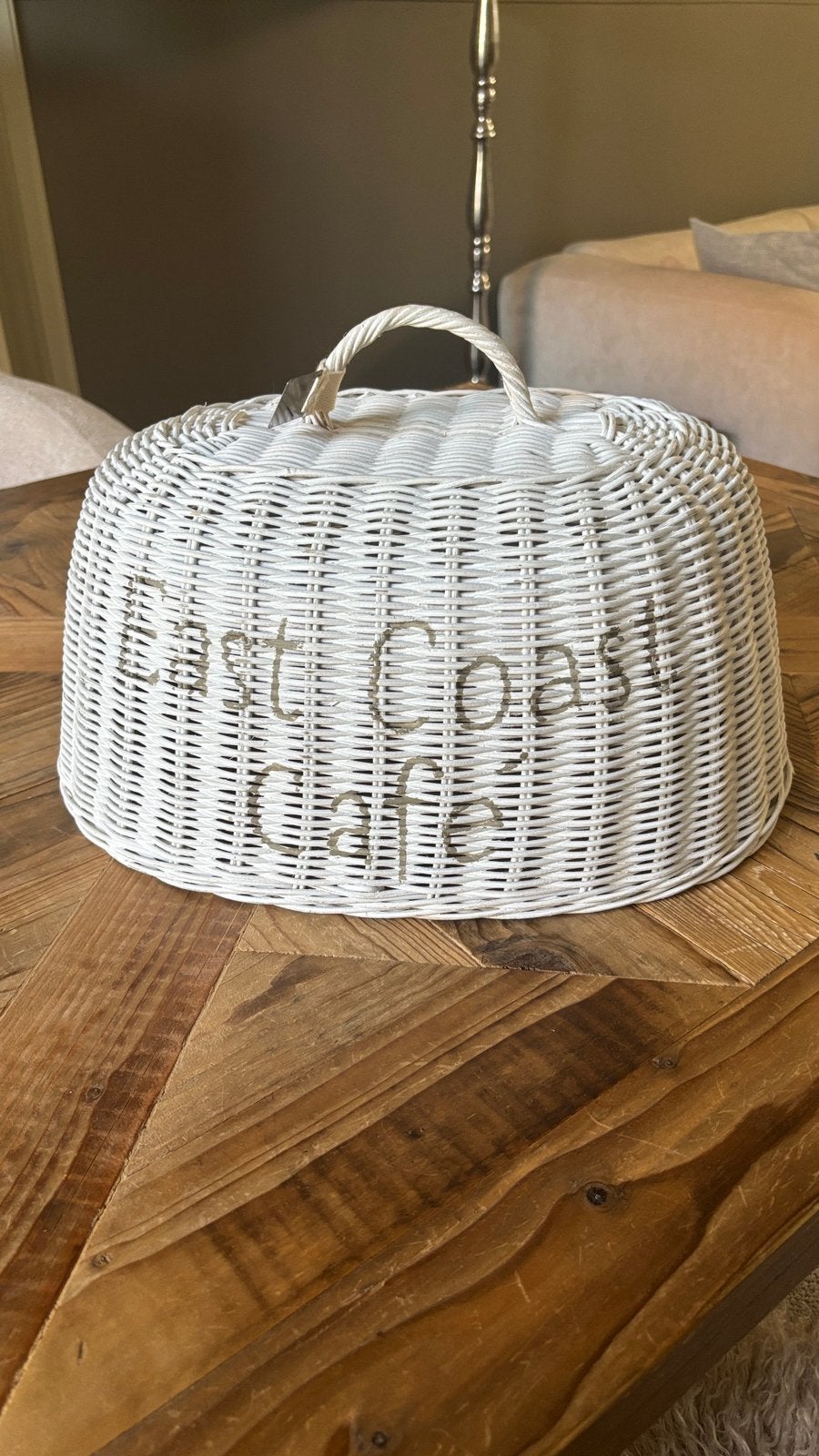 Leuke Decoratieve stolp (riet), riviera maison, Huis en Inrichting, Woonaccessoires | Stolpen, Ophalen of Verzenden, Zo goed als nieuw
