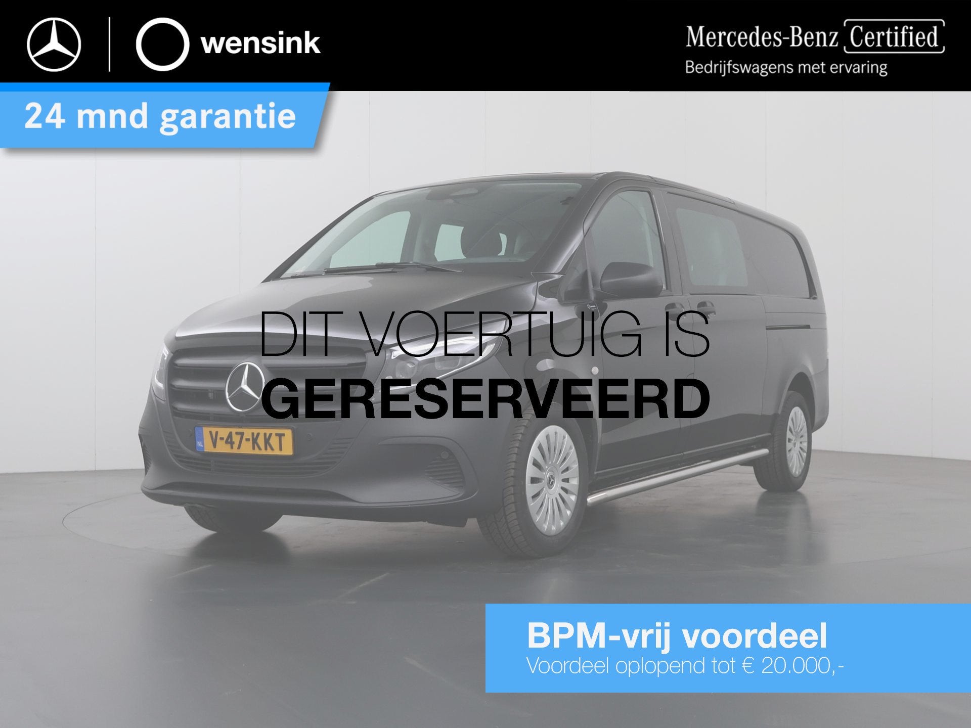 Mercedes-Benz Vito 119 CDI L3 Pro BPM VRIJ | NAVIGATIE | PAR