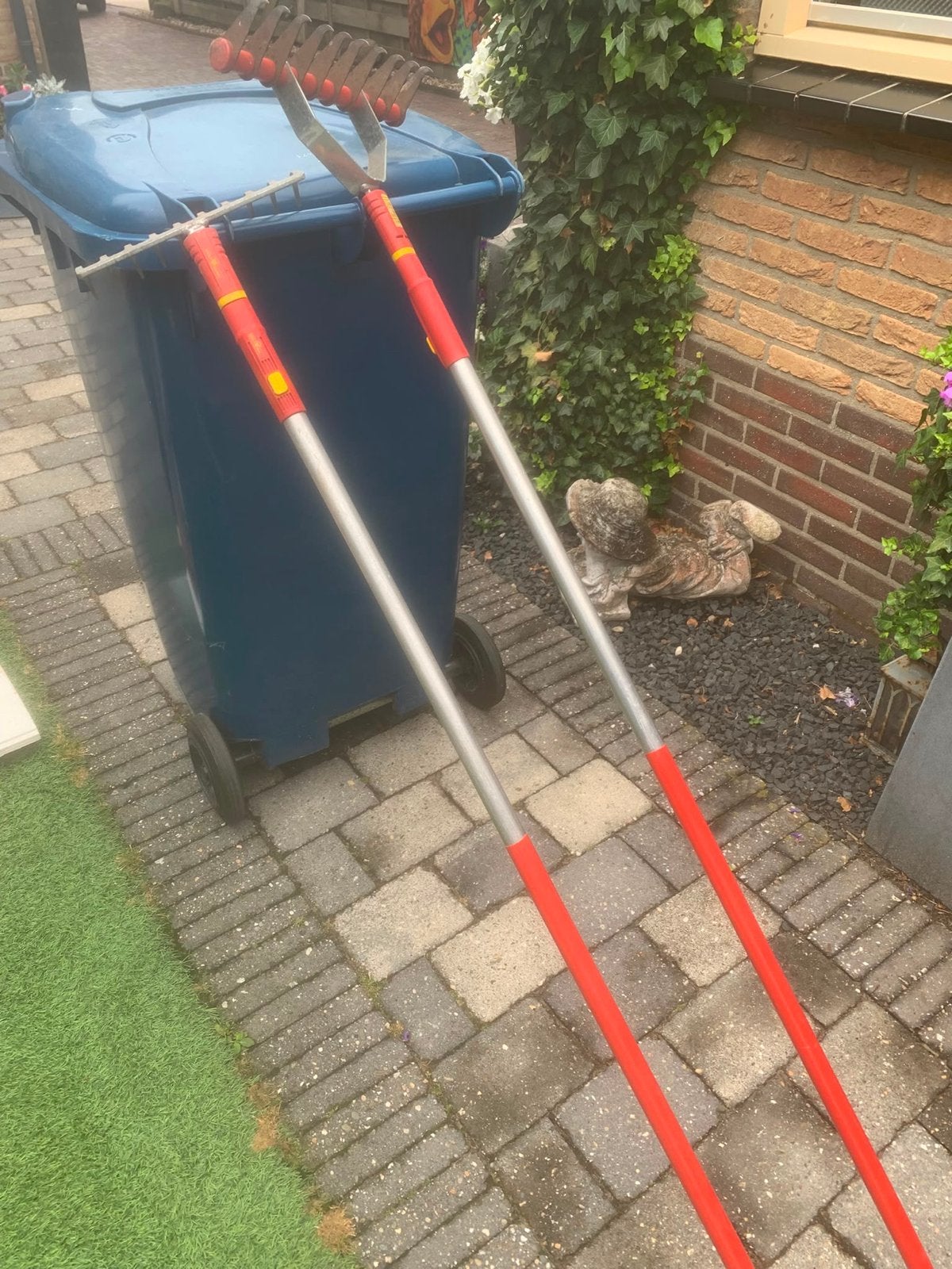 Wolf garten hark en verticuteerhark in goede staat, Ophalen of Verzenden, Gebruikt, Hark