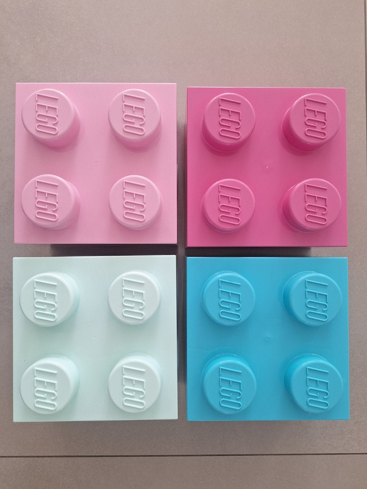 NIEUW - 4x grote opbergdozen LEGO, Ophalen, Nieuw