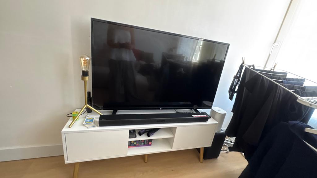 LG 49 inch Smart TV + LG soundbar met subwoofer, Ophalen, Zo goed als nieuw, 100 cm of meer, LG