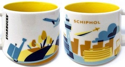 Gezocht Schiphol yah mug/beker., Ophalen of Verzenden, Overige stijlen, Kop(pen) en/of Schotel(s)