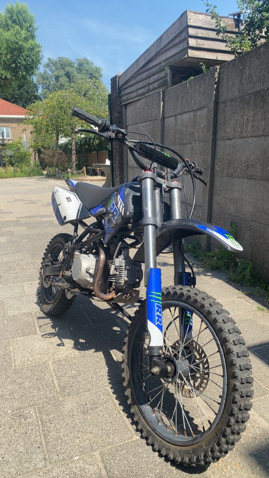 Crosser Orion AGB-37 125cc zwart/blauw, Ophalen, Gebruikt, 125 cc, Dirtbike