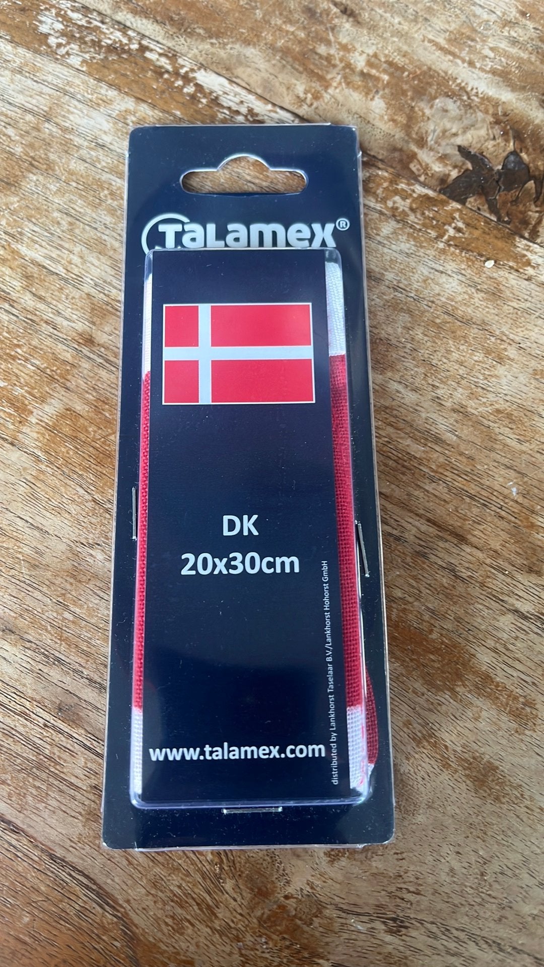Deense gastenvlag Talamex 20x30cm nieuw Denemarken boot, Ophalen of Verzenden, Nieuw, Overige typen, Minder dan 15 m²