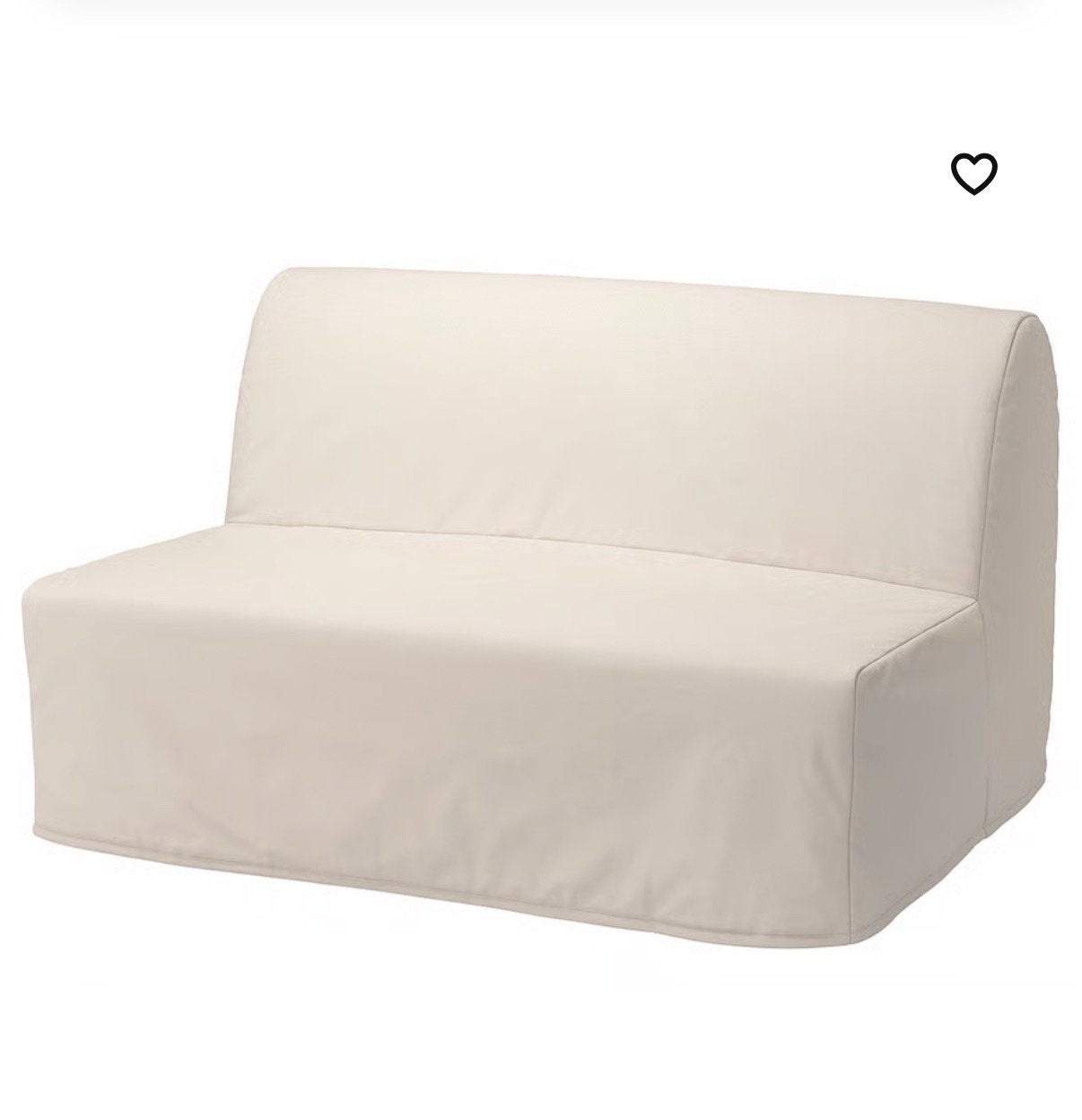 Ikea LYCKSELE MURBO slaapbank in goede staat, Huis en Inrichting, Tweepersoons, Zo goed als nieuw, 140 cm, Ophalen of Verzenden