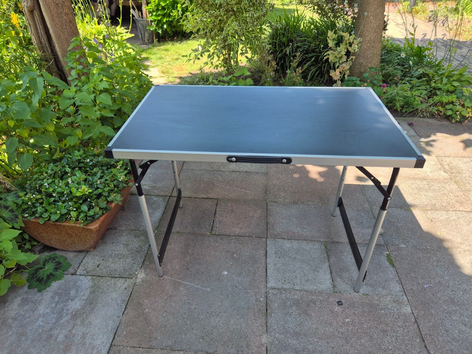 Opvouwbare campingtafel - ZGAN - 100x60x70/94 cm, Ophalen