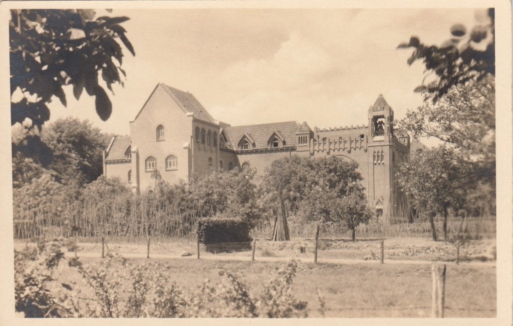 Oude Fotokaart Oosterhout - St.Paulus Abdij, Verzenden, 1920 tot 1940, Ongelopen, Noord-Brabant
