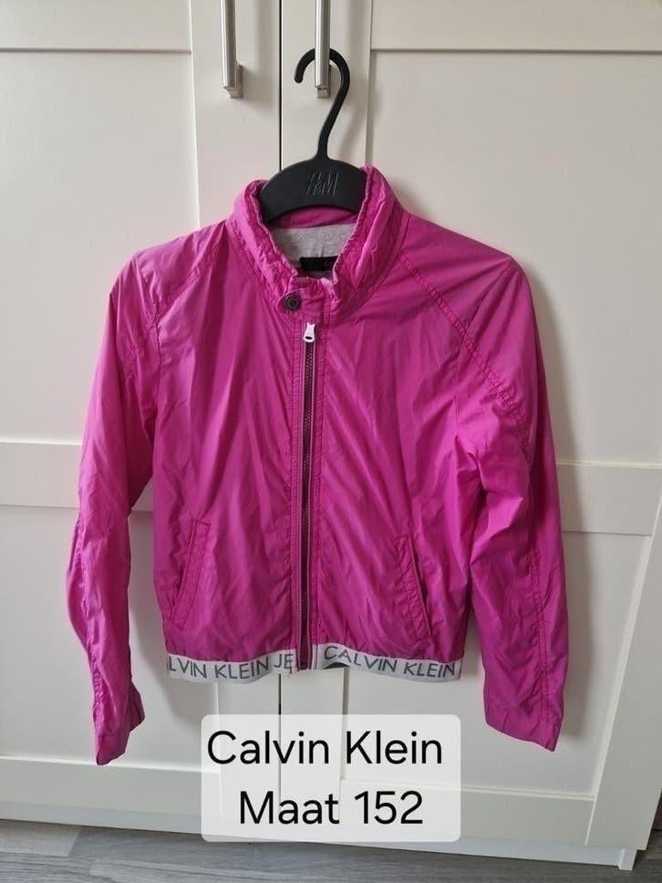 Calvin Klein zomerjas maat 152, Meisje, Zo goed als nieuw, Jas, Calvin Klein