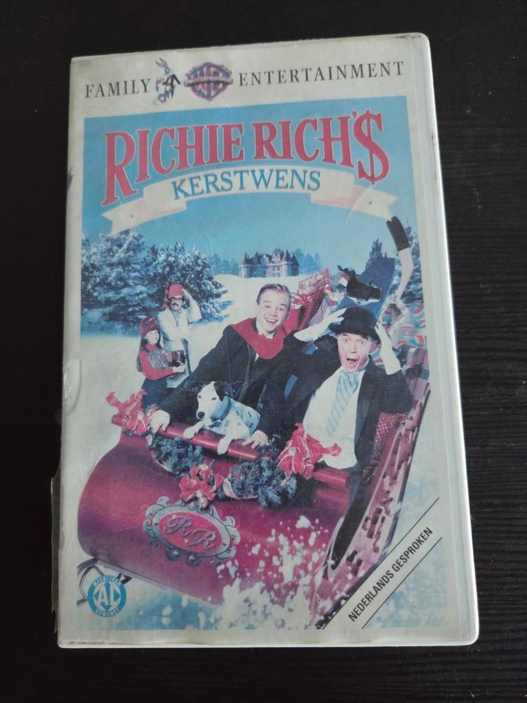 Richie Rich's Kerstwens - VHS (Nederlands Gesproken), Alle leeftijden, Ophalen, Gebruikt, Komedie