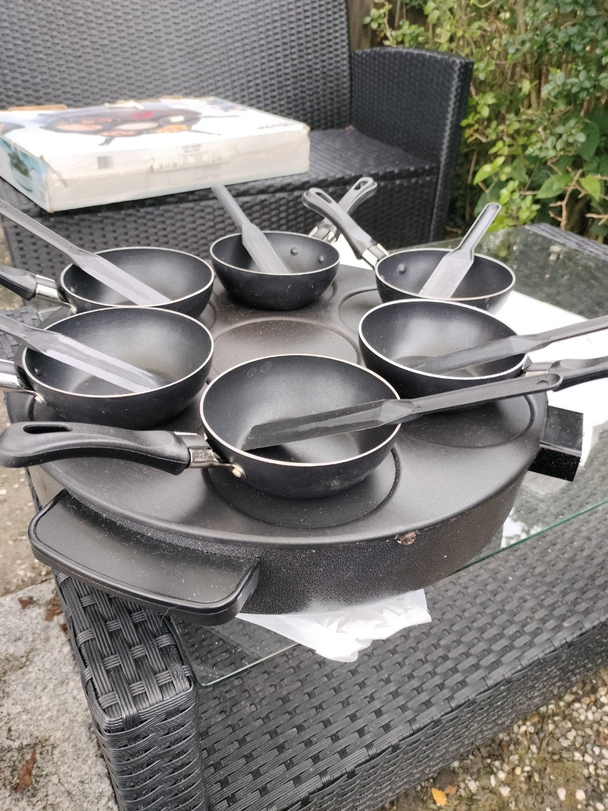 Wok en Wadjan set merk Tristar., Ophalen, Gebruikt, 4 t/m 7 personen
