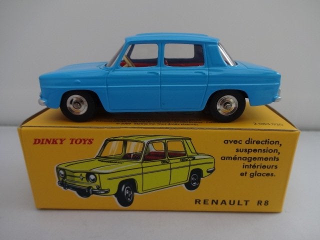 Renault 8 Blauw nr: 517 van Dinky Toys 1:43, Hobby en Vrije tijd, Modelauto's | 1:43, Ophalen of Verzenden, Nieuw, Auto, Dinky Toys
