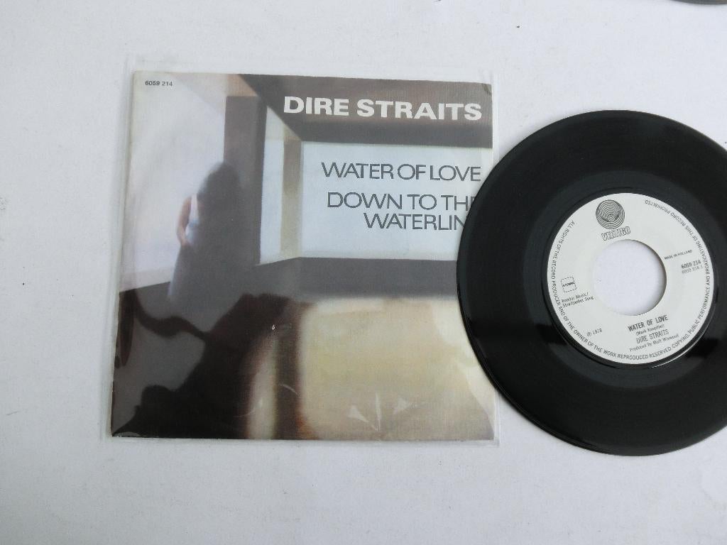 Dire Straits  Water of love, Cd's en Dvd's, Vinyl Singles, 7 inch, Single, Ophalen of Verzenden, Zo goed als nieuw