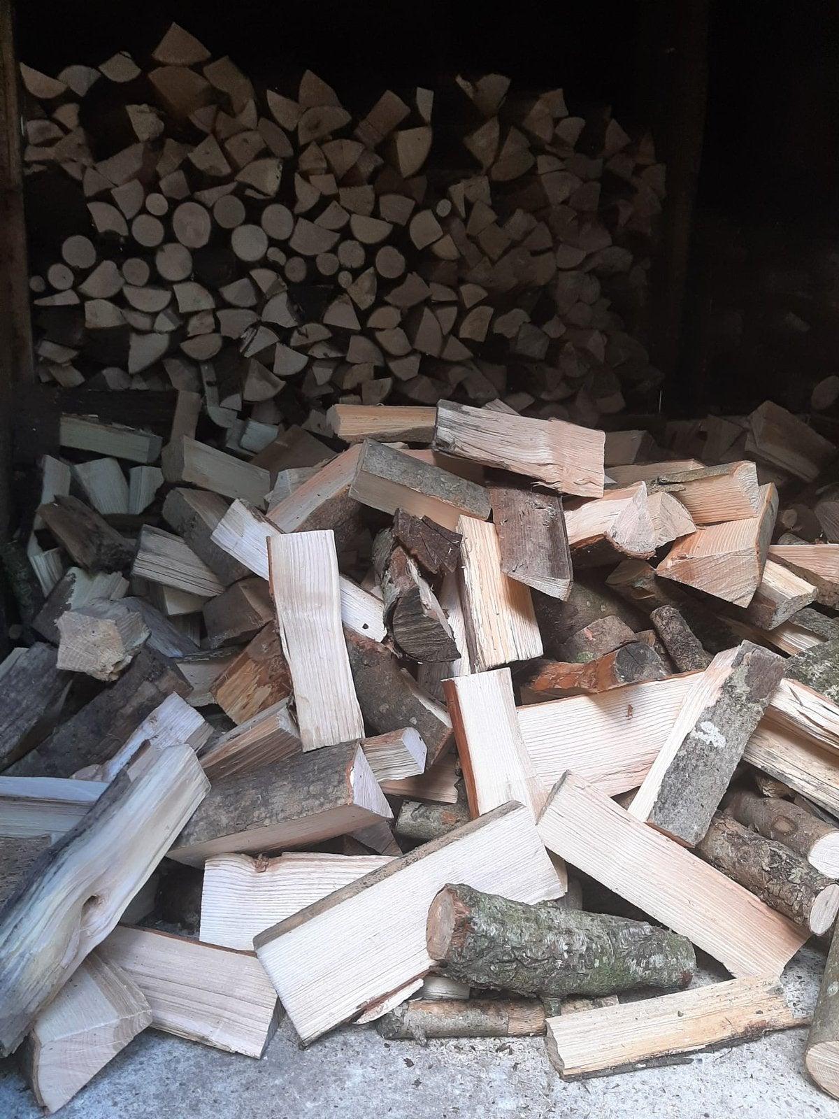 Stook hout, Minder dan 3 m³, Ophalen