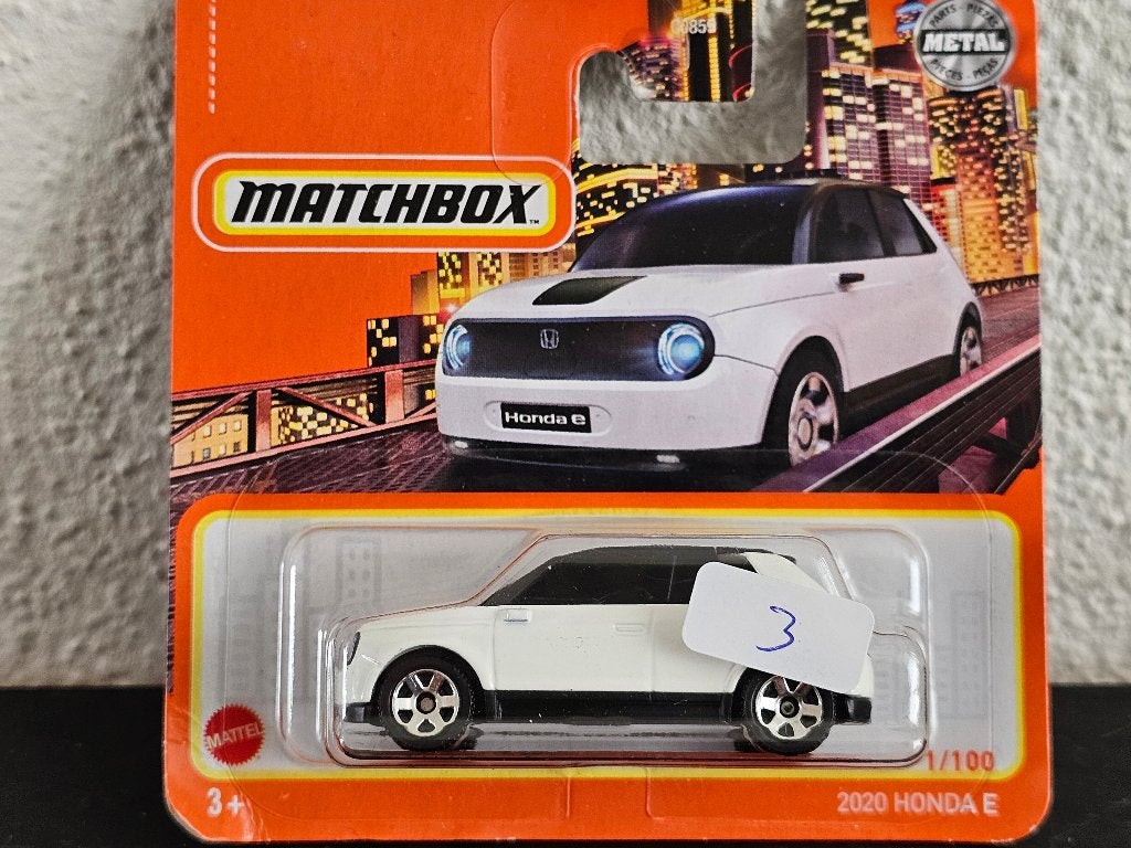 Matchbox Honda E wit, Verzenden, Nieuw, Auto