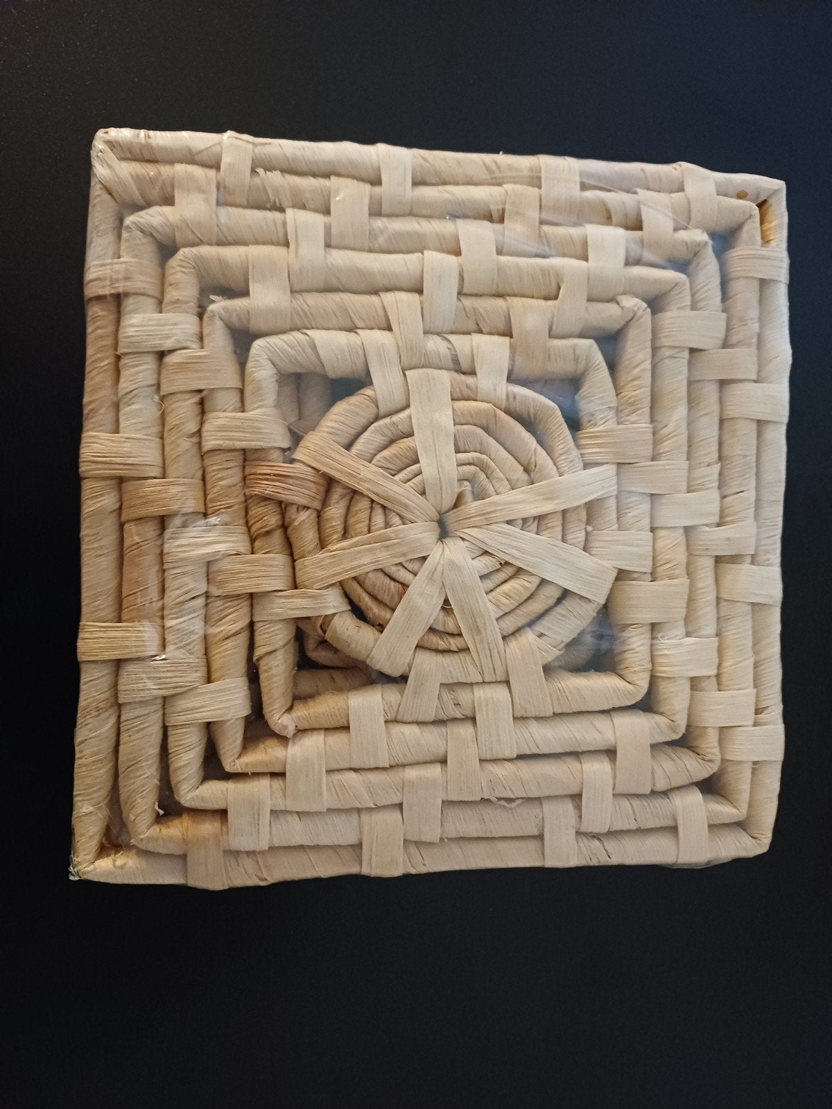 Nieuwe rieten onderzetters set - 2 stuks, Ophalen of Verzenden, Pannenonderzetter, Nieuw, Natuurlijk materiaal