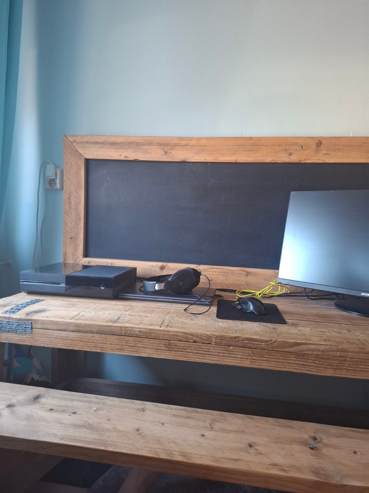 Houten bureau, Huis en Inrichting, Bureaus, Ophalen