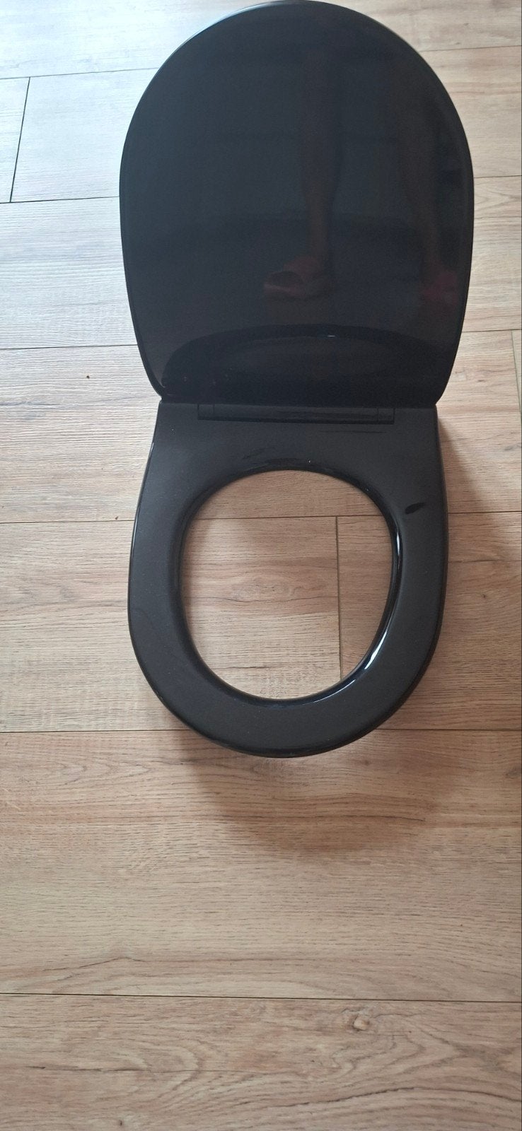 toiletbril, Huis en Inrichting, Ophalen, Zo goed als nieuw, Zwart