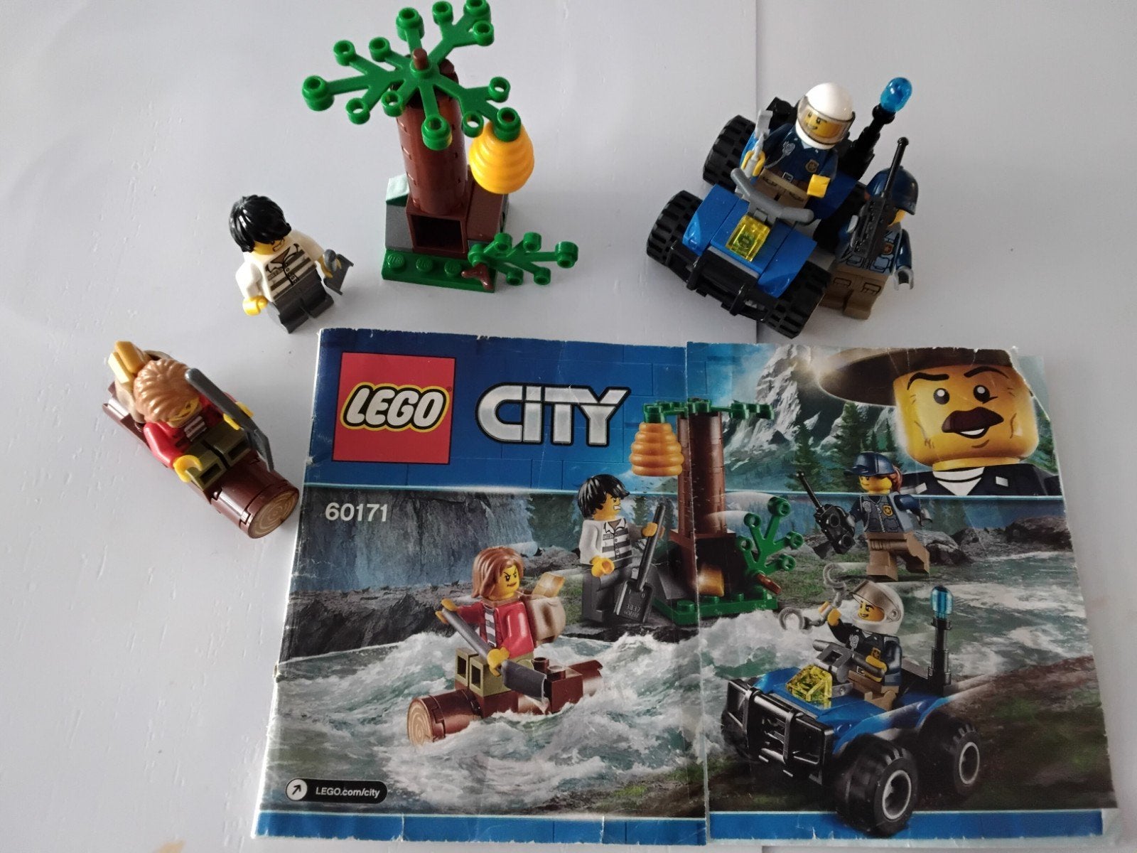 Lego City  - Bergachtervolging (Lego nr 60171, City, Lego, Ophalen of Verzenden, Complete set