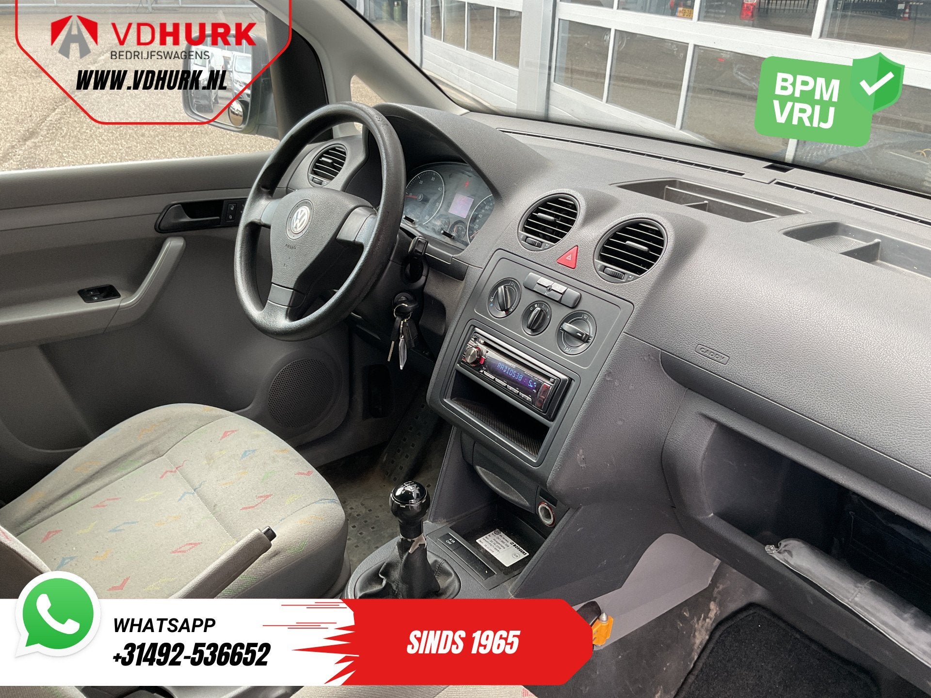 Volkswagen Caddy 1.9 TDI EXPORT DB-Riem V.V/ Airco/ Cruise/, Auto's, Voorwielaandrijving, Stof, 4 cilinders, Volkswagen